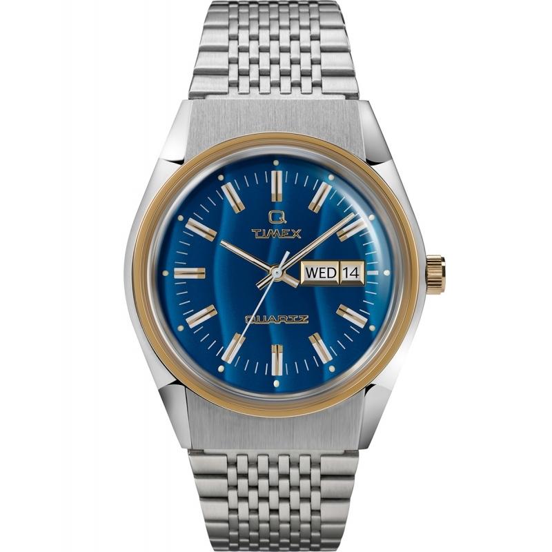 Ceas barbatesc Timex TW2T80800 Quartz Argintiu, Auriu