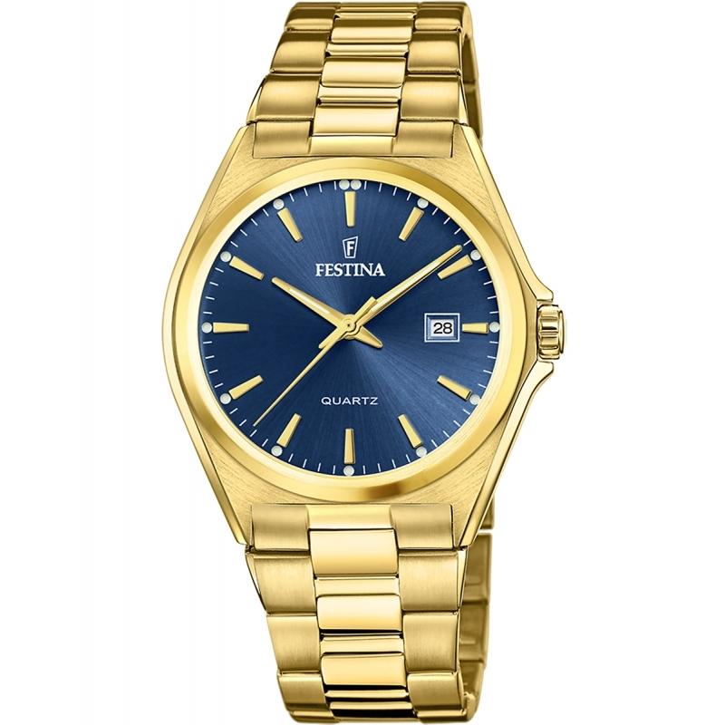 Ceas barbatesc Festina F20555/4 Quartz Auriu
