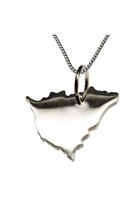 Lantisor cu pandantiv dama Schmuckador Nicaragua, Argint, Argintiu, 50 cm