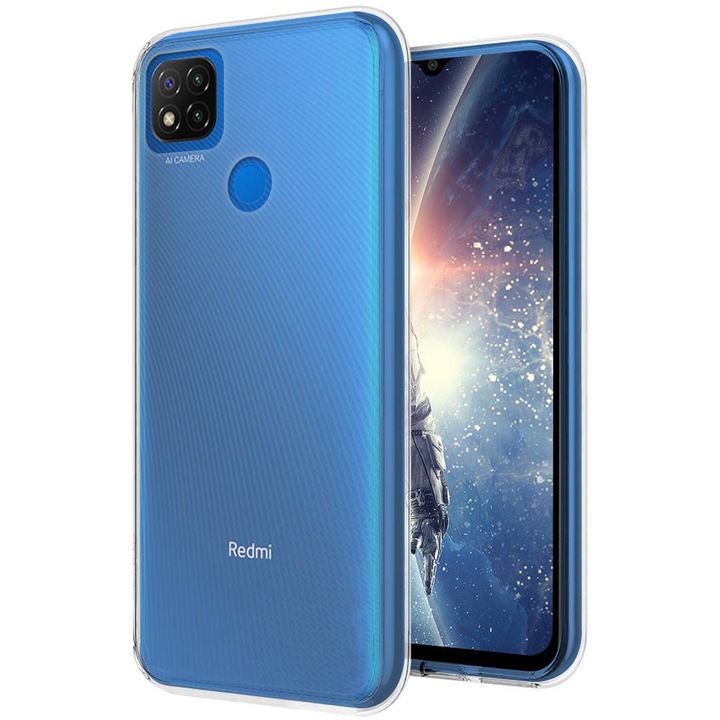 Xiaomi Redmi 9C / Redmi 9C NFC tok - Techsuit átlátszó szilikon - átlátszóság