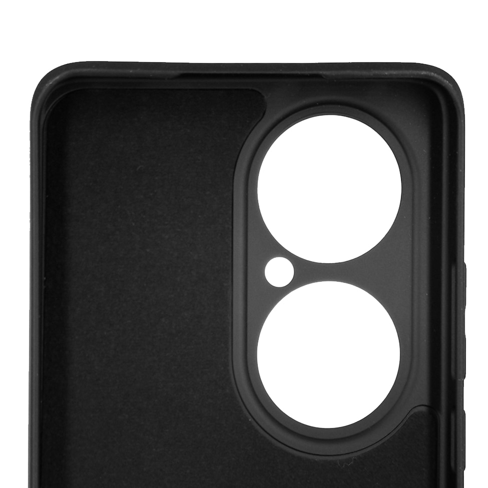 Husa SILKASE pentru Huawei P50 Pro, soft silicon, negru