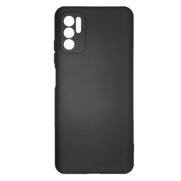 Калъф SILKASE за Xiaomi Poco M3 Pro 5G, мек силикон, черен