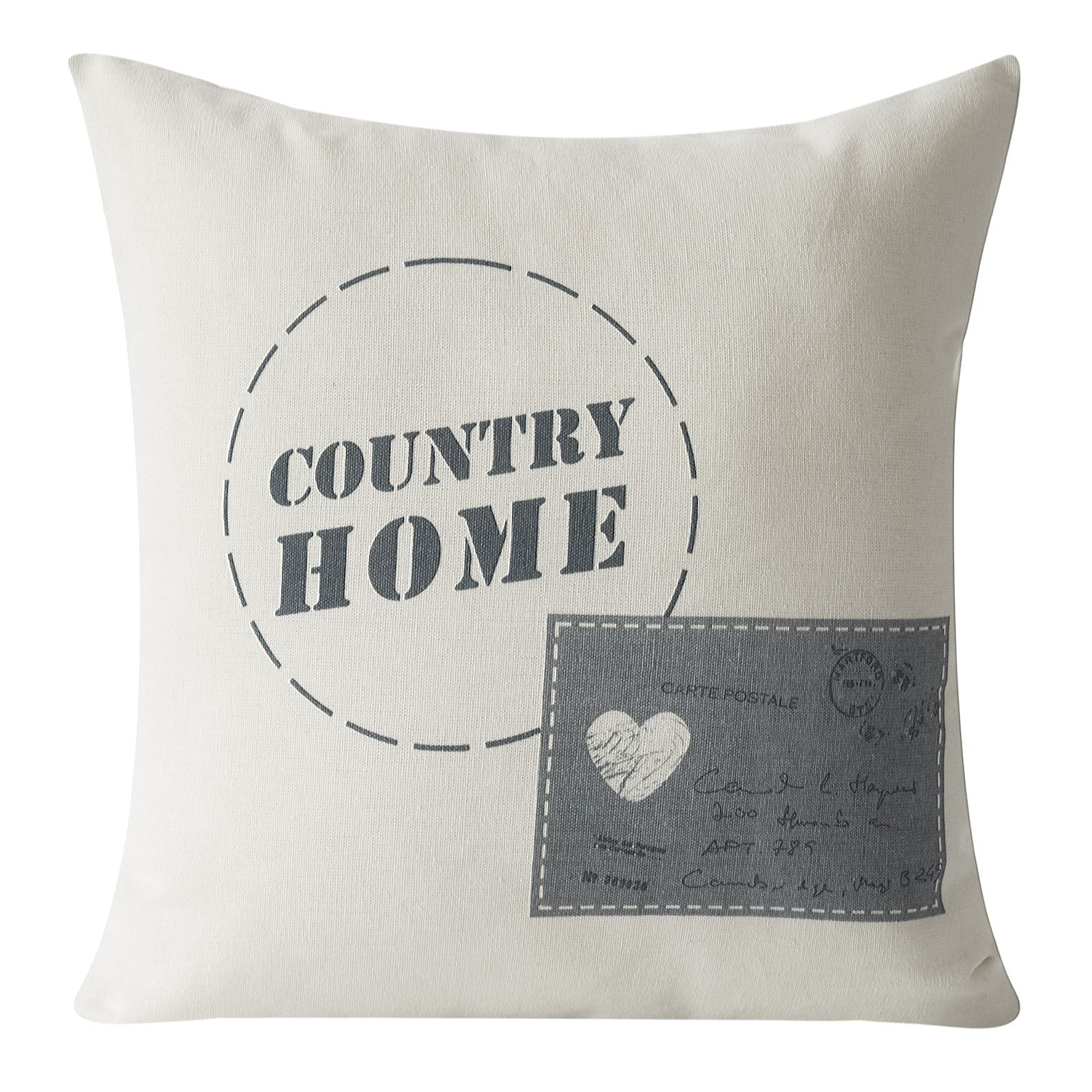 Fata de perna decorativa Eurofirany ZURO 40x40 Crem/Gri