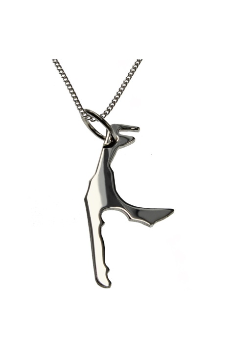 Lantisor cu pandantiv dama Schmuckador Sylt, Argint, Argintiu, 50 cm