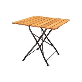 Masa patrata BISTRO CLASIC din lemn masiv de salcam, 80x80 cm, pentru gradina sau terasa, culoare natur Masa patrata BISTRO CLASIC din lemn masiv de salcam, 80x80 cm, pentru gradina sau terasa, culoare natur