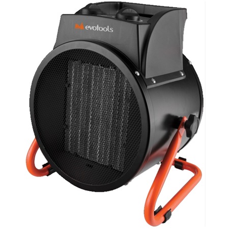 Pachet promo: Aeroterma electrica cu rezistenta ceramica EPTO Evotools 678569, 2000 W, 230-240 V, 194 m3 flux aer + Incalzitor tip talpic, de picioare, de unica folosinta