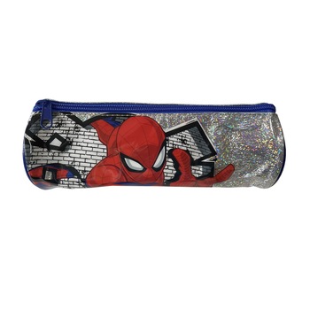 Penar Spiderman Marvel cu 1 compartiment, inchidere fermoar, neechipat, Multicolor, JMB-BBL2909 Penar Spiderman Marvel cu 1 compartiment, inchidere fermoar, neechipat, Multicolor, JMB-BBL2909