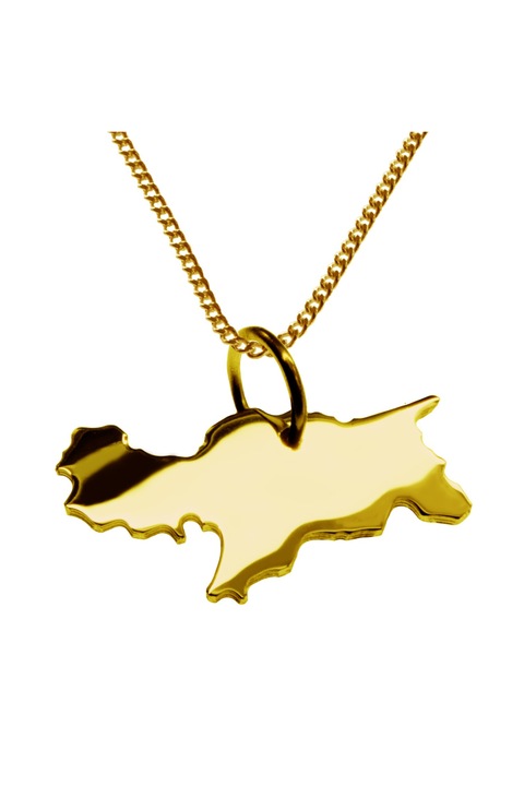 Lantisor cu pandantiv dama Schmuckador Tirolul de Sud, Aur, Auriu, 50 cm