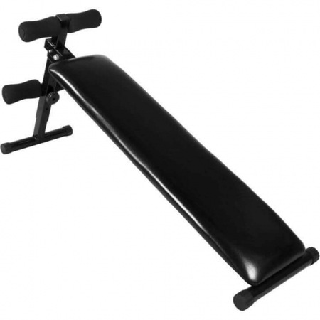 Banca abdomen inclinata reglabila, Gorilla Sports, Negru reducere Emag