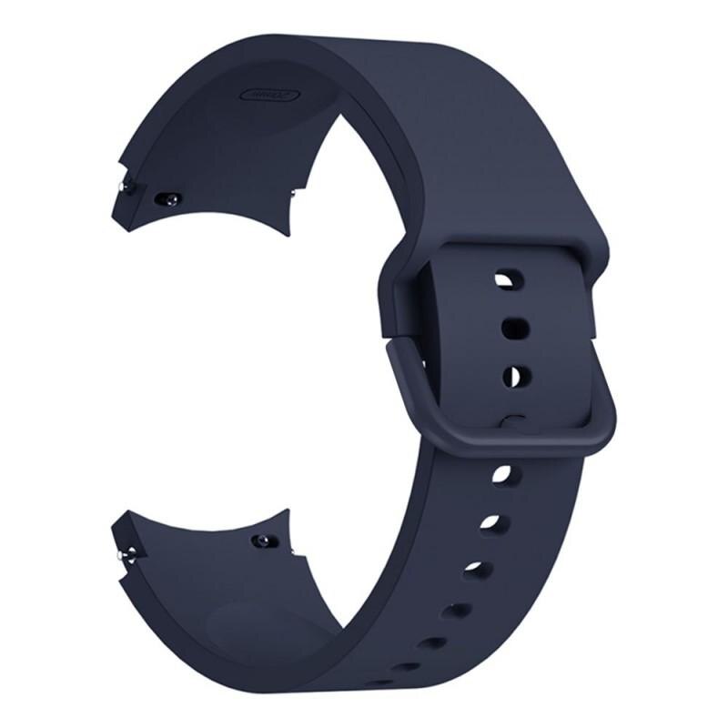 Curea silicon Tech-Protect Icon compatibila cu Samsung Galaxy Watch 4 (40/44mm) / Galaxy Watch 4 Classic (42/46mm) Navy Blue