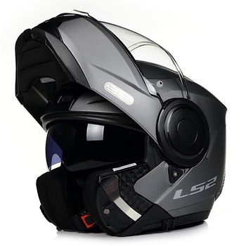 Casca moto, LS2, FF902 Scope, Protectie UV, ABS, Gri, S Casca moto, LS2, FF902 Scope, Protectie UV, ABS, Gri, S