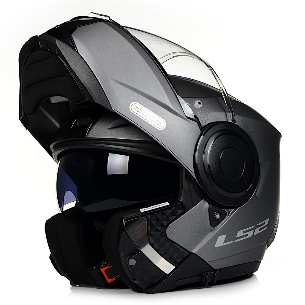 Casca moto, LS2, FF902 Scope, Protectie UV, ABS, Gri, XXL