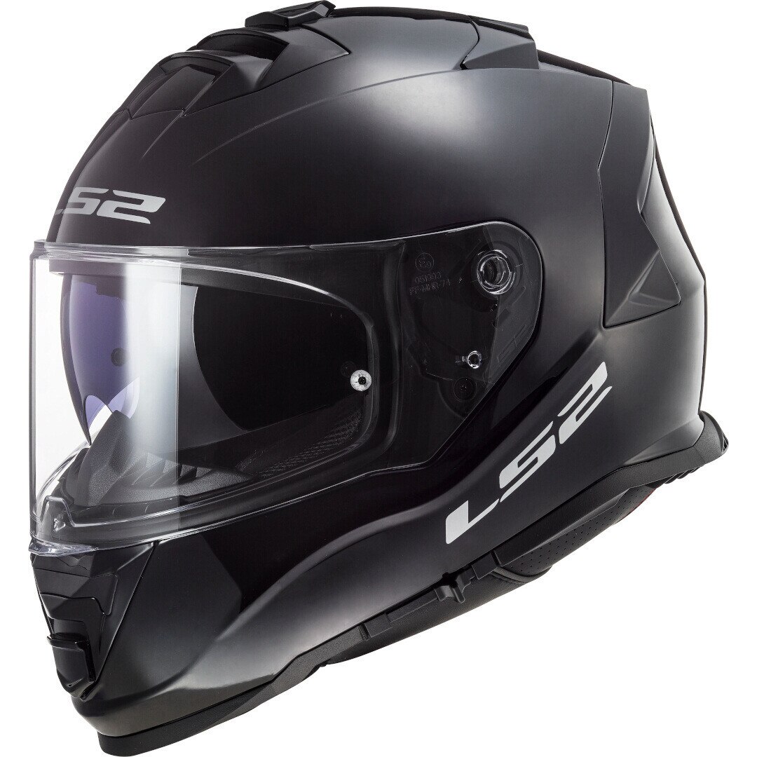 Casca moto, LS2 FF800 Storm, Protectie UV, ABS, Negru, XS (53-54cm)
