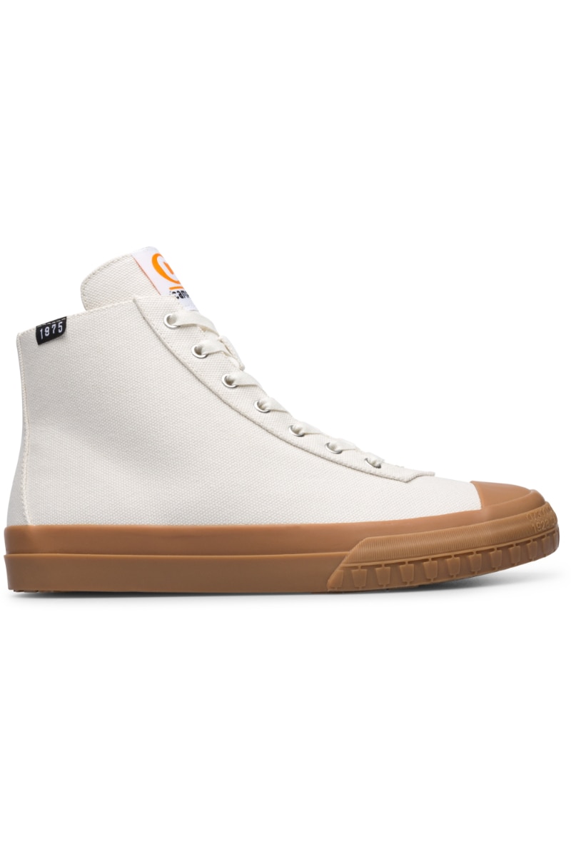 Pantofi sport casual, Camaleon 1975, Camper, Textil, 41 EU, Alb/Maro