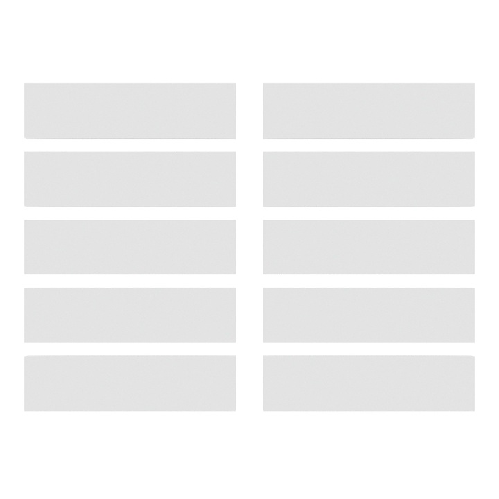 Set buffer, Sunshine, alb, 10 buc