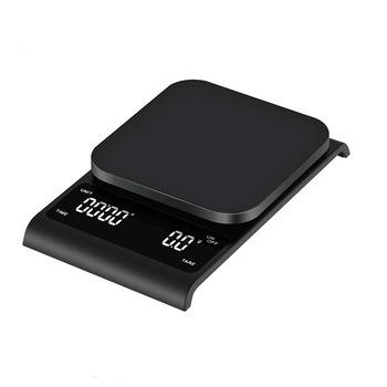 Cantar digital de bucatarie pentru cafea cu timer, cantarire precisa, capacitate maxima 3 kg, precizie 2%+1g, functie de oprire automata, usor de curatat, negru Cantar digital de bucatarie pentru cafea cu timer, cantarire precisa, capacitate maxima 3 kg, precizie 2%+1g, functie de oprire automata, usor de curatat, negru