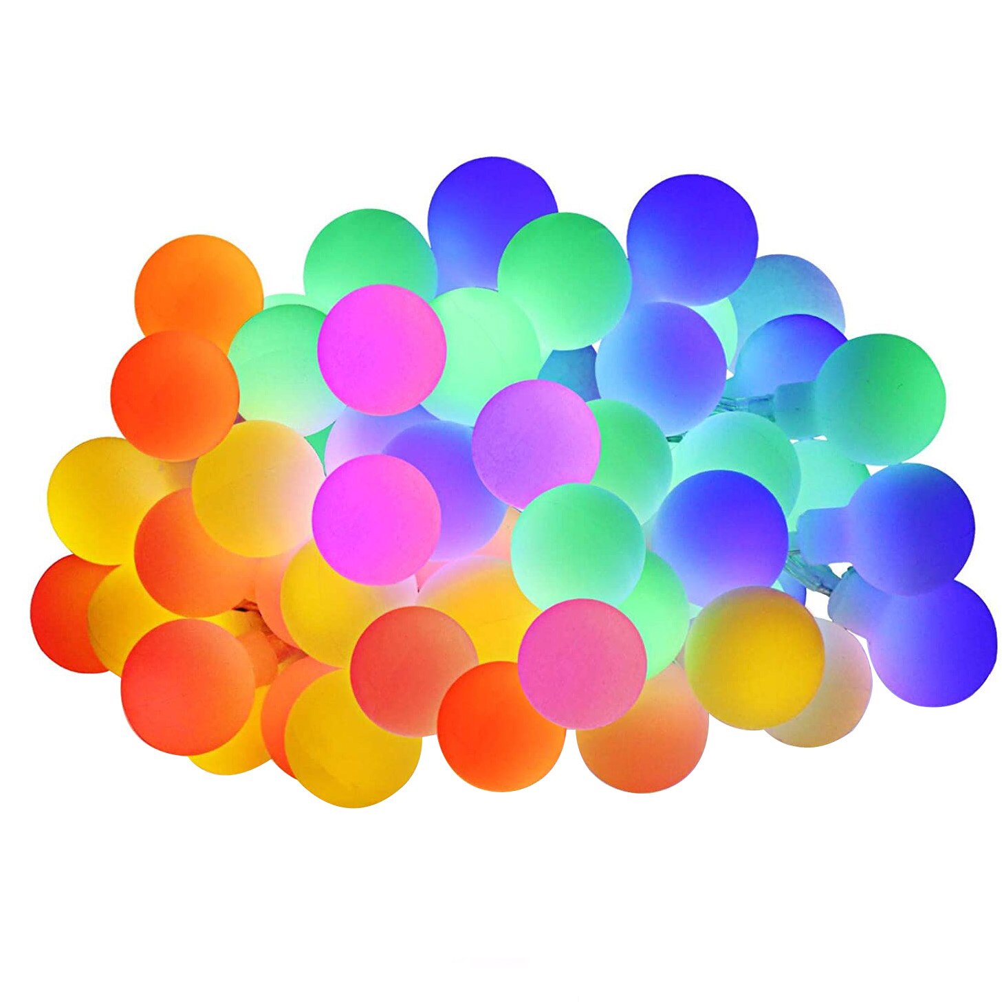 Instalatie de Craciun, YWX®, 10M, 80 LED, 8 Moduri, Rezistent la Apa IP44, luminozitate reglabila, USB, Multicolor