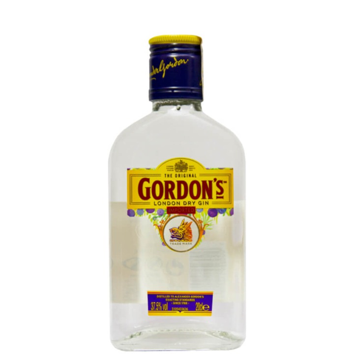 Джин Gordon's, 0,2 л, алкохол 37,5%