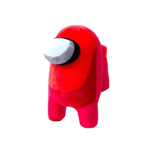 Jucarie de plus Tiessa®, Among Us, 20 cm, rosie