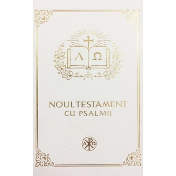 Noul Testament cu Psalmii /-/ format 053 alb simplu Noul Testament cu Psalmii /-/ format 053 alb simplu