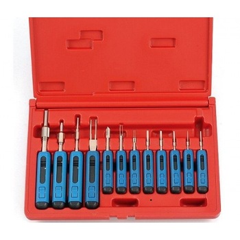 Trusa pentru extras terminale electrice pini/mufe, Force 12 piese Trusa pentru extras terminale electrice pini/mufe, Force 12 piese