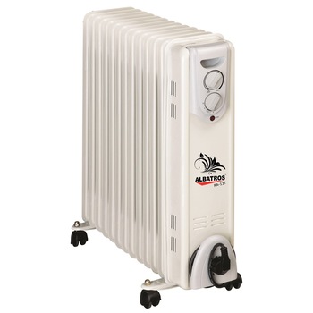 Radiator electric Albatros, 3 trepte, 2500 W, 480 x 145 x 570 mm, 11 elementi, termostat reglabil Radiator electric Albatros, 3 trepte, 2500 W, 480 x 145 x 570 mm, 11 elementi, termostat reglabil