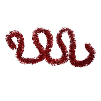 Beteala Craciun, Flippy, rosie, marimea 2 m x 7 cm, material folie PVC, interior-exterior Beteala Craciun, Flippy, rosie, marimea 2 m x 7 cm, material folie PVC, interior-exterior