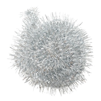 Beteala Craciun, Flippy, argintie, marimea 2 m x 8 cm, material folie PVC, interior-exterior Beteala Craciun, Flippy, argintie, marimea 2 m x 8 cm, material folie PVC, interior-exterior