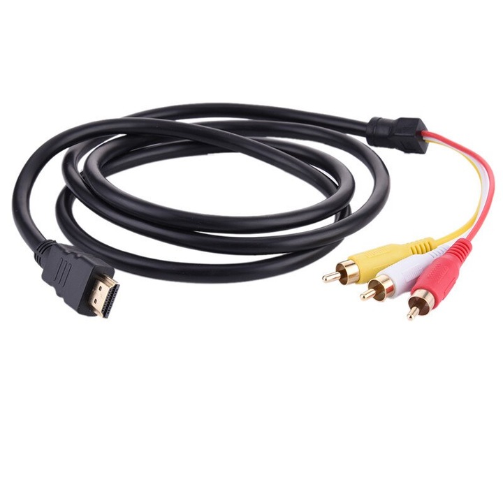 Кабел HDMI, 3xRCA, 1.5m
