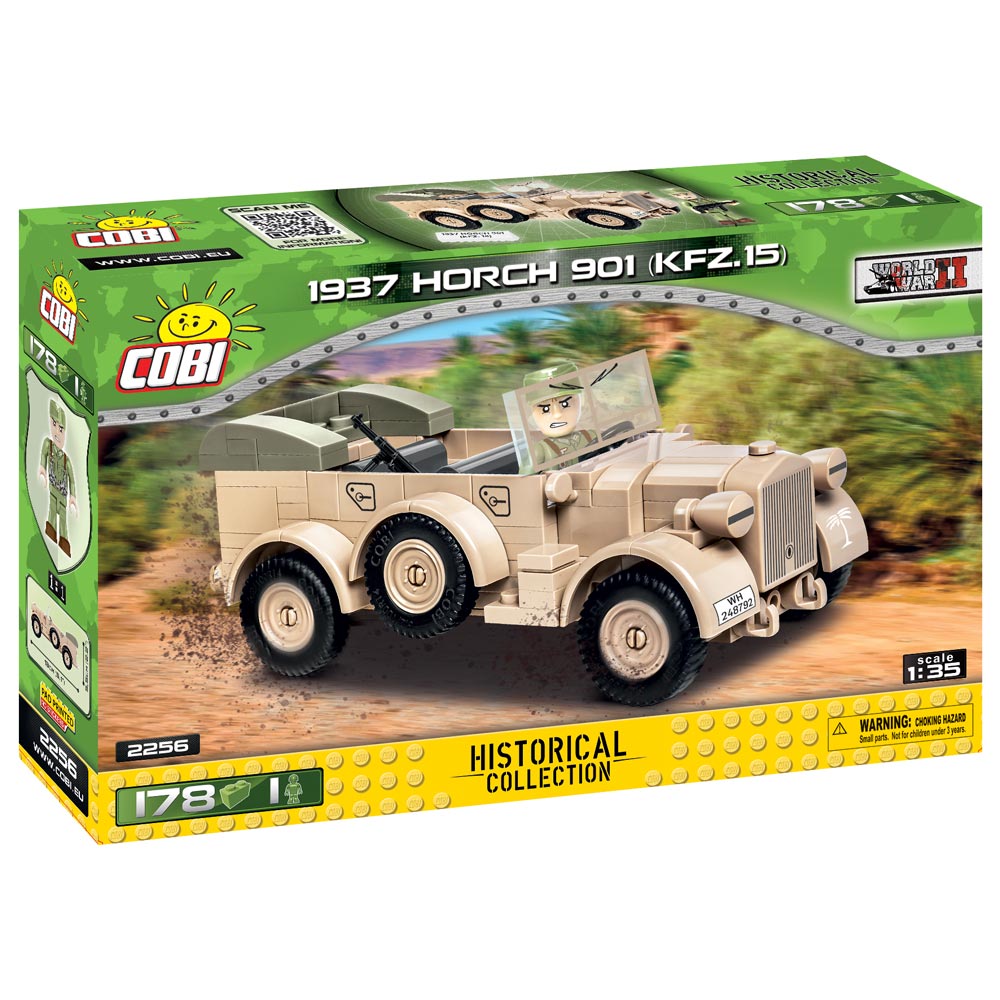 Set de Construit 1937 Horch 901 KFZ.15 Sahara, 178 piese