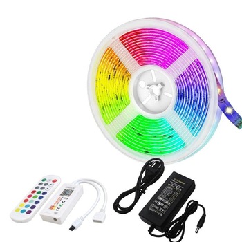 Kit banda LED RGB WiFi SMART, sursa de alimentare si controller cu protocol Tuya compatibil Google Assistant si Alexa - 24V, 10 metri Kit banda LED RGB WiFi SMART, sursa de alimentare si controller cu protocol Tuya compatibil Google Assistant si Alexa - 24V, 10 metri