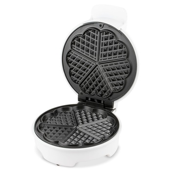 Aparat de facut vafe (gofre) Zass ZWM 01 White, 750W, placi din teflon antiaderente, indicator LED, sistem depozitare cablu, picioruse antialunecare Aparat de facut vafe (gofre) Zass ZWM 01 White, 750W, placi din teflon antiaderente, indicator LED, sistem depozitare cablu, picioruse antialunecare