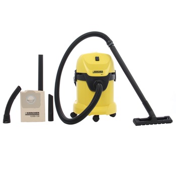 Aspirator cu sac, pentru podea umeda si uscata, rosturi, multifunctional, aspirare uscata si umeda, 17 l, 1000 W, galben cu negru Aspirator cu sac, pentru podea umeda si uscata, rosturi, multifunctional, aspirare uscata si umeda, 17 l, 1000 W, galben cu negru