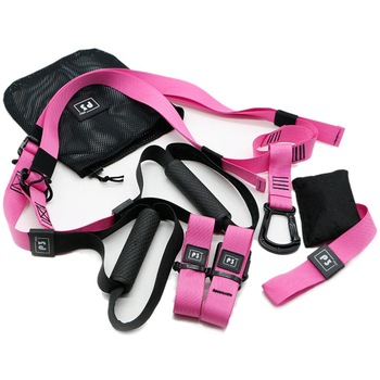 Set sistem suspensie tip TRX, GO4FIT, pentru fitness, workout, yoga, gimnastica de recuperare, exercitii fizice, aerobic, pilates, roz Set sistem suspensie tip TRX, GO4FIT, pentru fitness, workout, yoga, gimnastica de recuperare, exercitii fizice, aerobic, pilates, roz