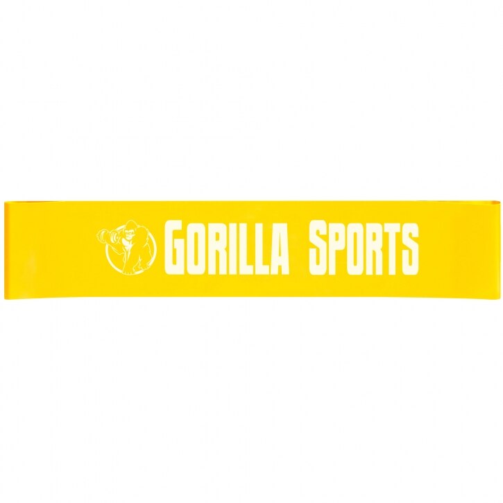 Banda elastica de fitness, Gorilla Sports, Galben