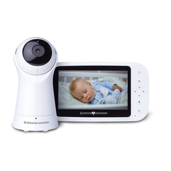 Baby Monitor audio/video cu sunet bidirectional, night vision, ecran 5 inch, Spear & Jackson Tech Baby Monitor audio/video cu sunet bidirectional, night vision, ecran 5 inch, Spear & Jackson Tech