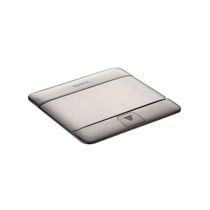 Priza Pop-up Legrand 054010, 3 module, finisaj aluminiu mat