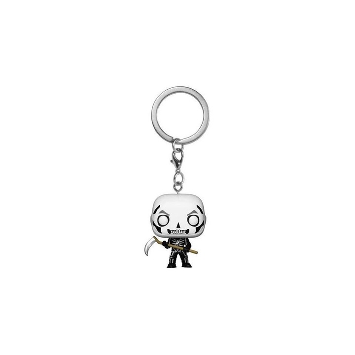 Breloc Fortnite Pocket POP! Vinyl Skull Trooper 4 cm, Multicolor