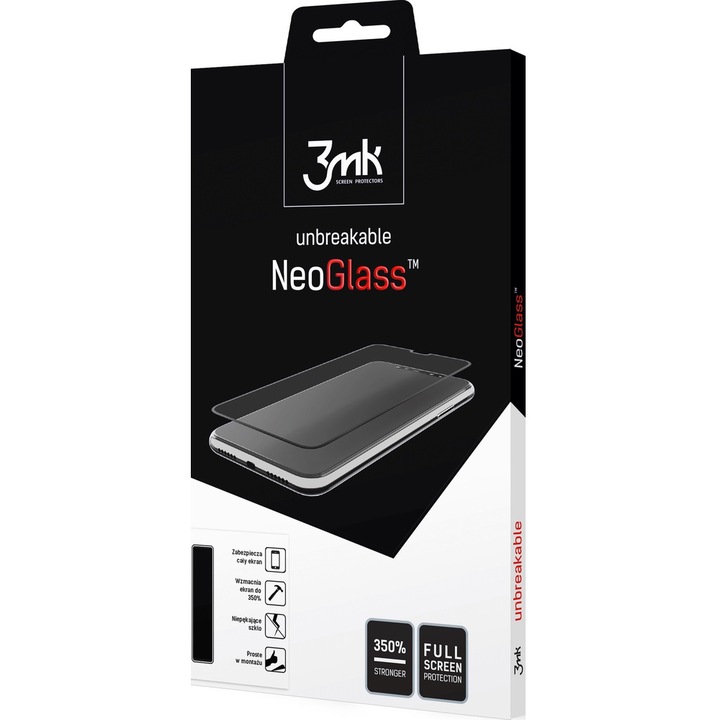 Протектор 3MK NeoGlass за Samsung Galaxy A53 5G, черен