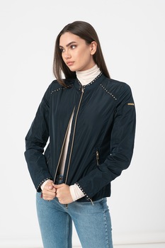 Geox, Jacheta impermeabila cu tinte Shakima, Bleumarin Geox, Jacheta impermeabila cu tinte Shakima, Bleumarin