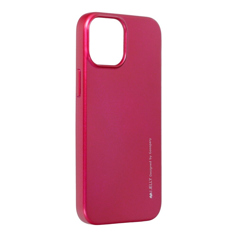 Husa de protectie Goospery Mercury i-Jelly pentru Apple iPhone 13 Mini, Roz Aprins