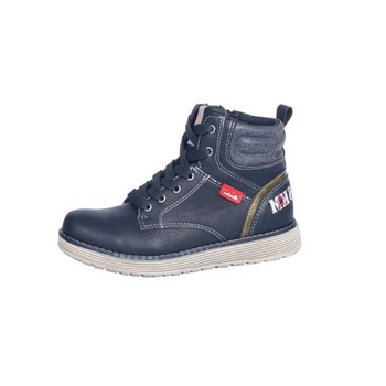 Ghete pentru baieti American Club G-C17162B-B-35, Bleumarin 12524 Ghete pentru baieti American Club G-C17162B-B-35, Bleumarin 12524