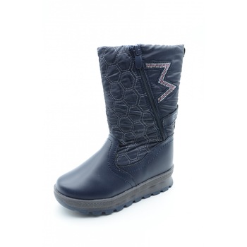 Cizme imblanite pentru fete-Bessky BSK3-29, Bleumarin 5030 Cizme imblanite pentru fete-Bessky BSK3-29, Bleumarin 5030