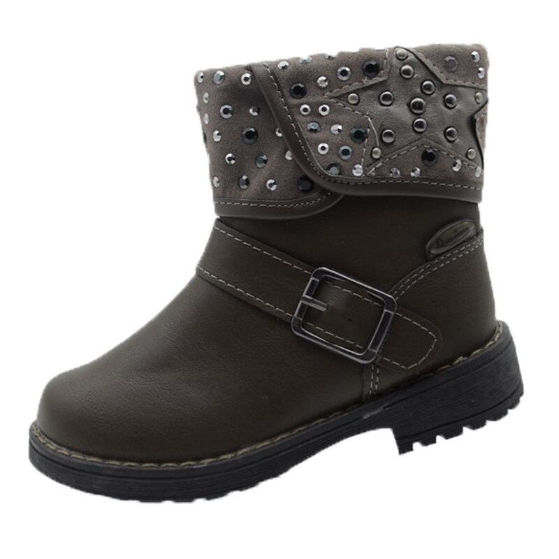 Cizme pentru fete American Club IMC-2, Maro 50356