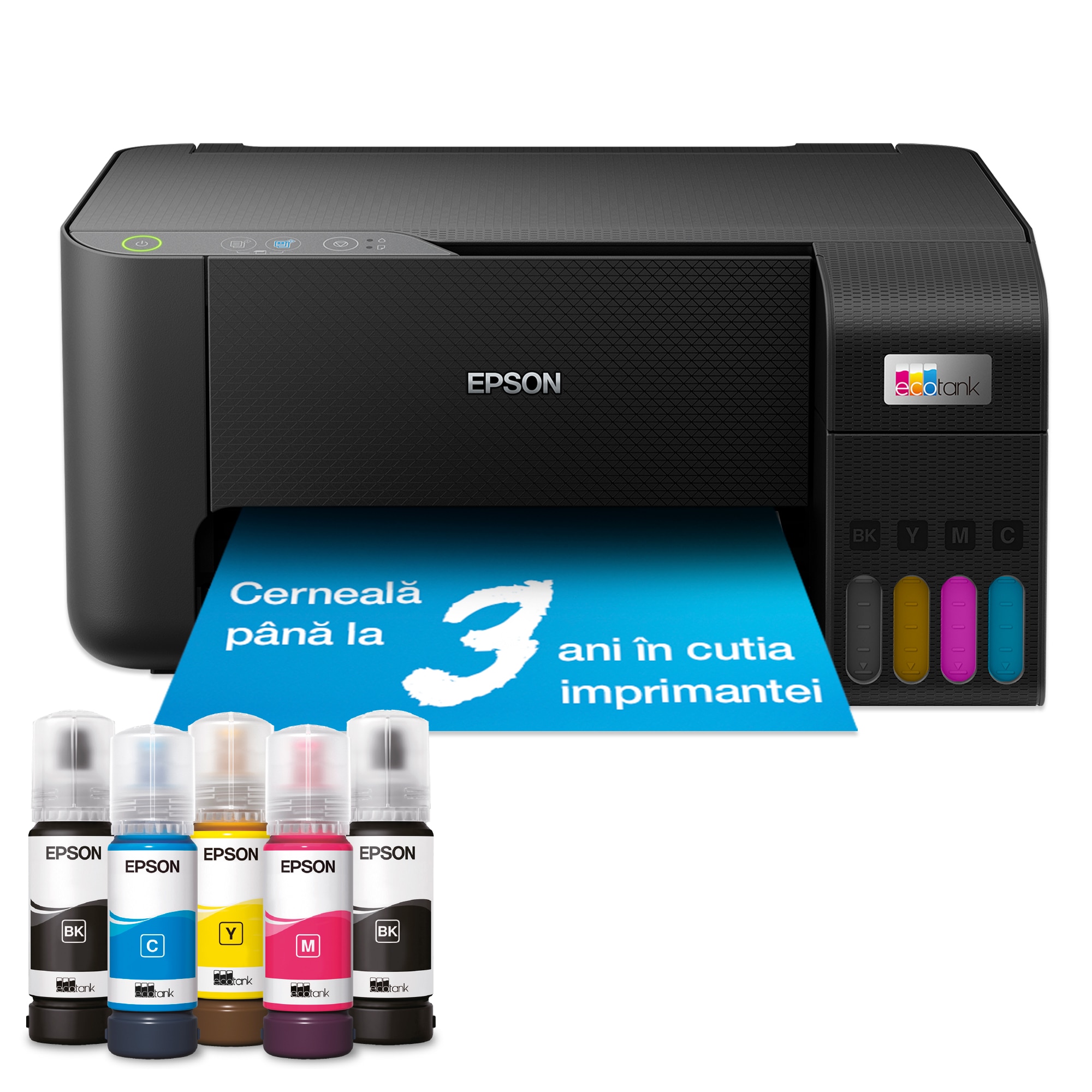 Multifuntional CISS color Epson EcoTank L3210, A4