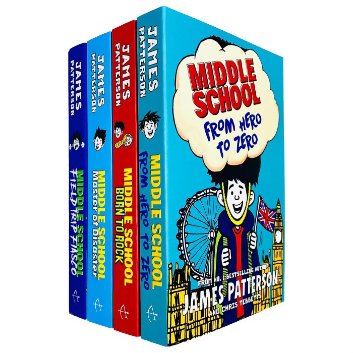 Middle School Series Books 10 - 13 Collection - James Patterson
