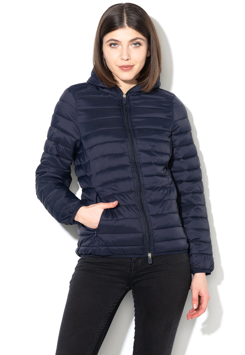 Geaca , Geographical Norway , Cu gluga detasabila, Bleumarin