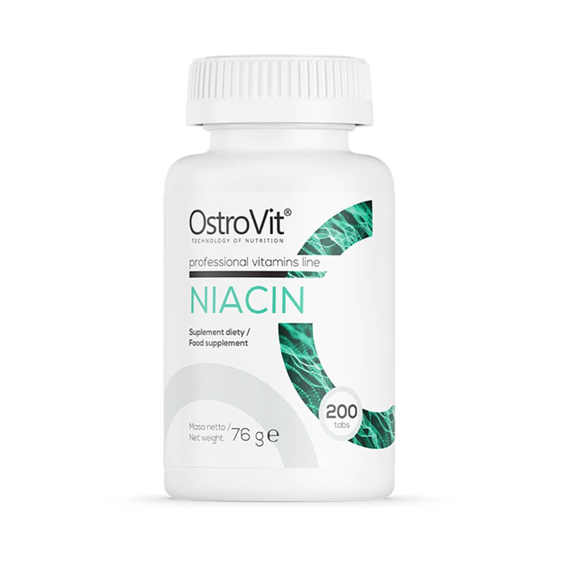 Supliment alimentar OstroVit Niacin, 200 capsule