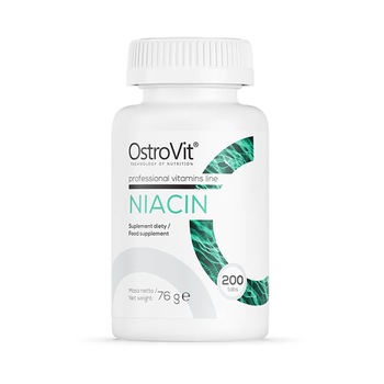 Supliment alimentar OstroVit Niacin, 200 capsule Supliment alimentar OstroVit Niacin, 200 capsule