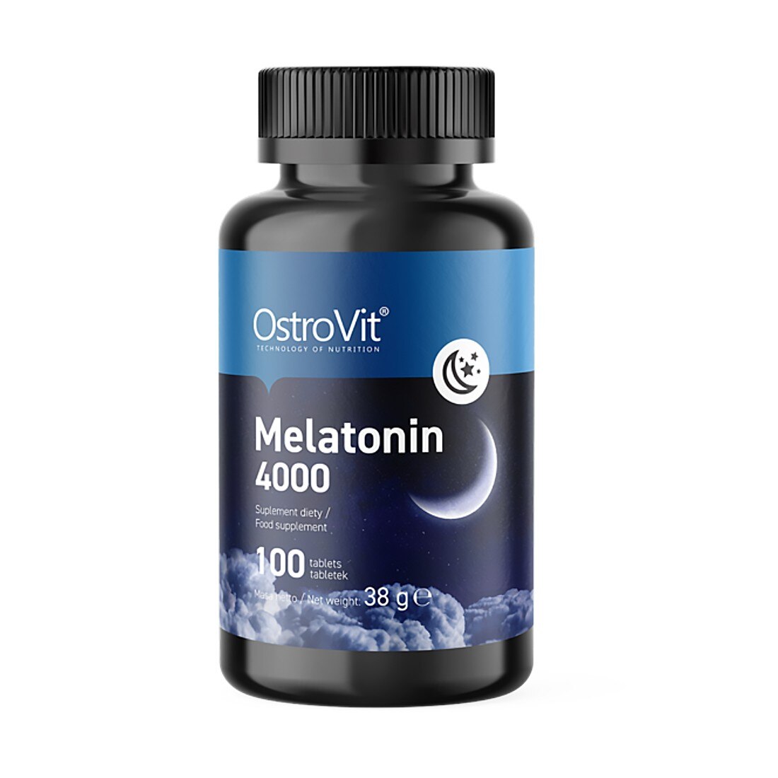 Supliment alimentar OstroVit Melatonin 4000mcg, 100 capsule